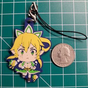 Leafa - Sword Art Online Banpresto Kyun-Chara Rubber Mascot Strap